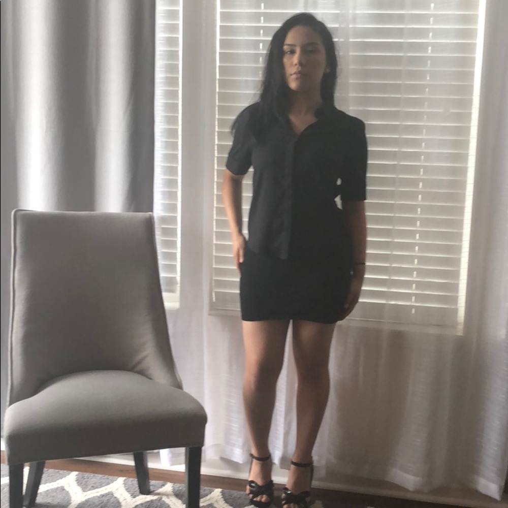 Black express shirt